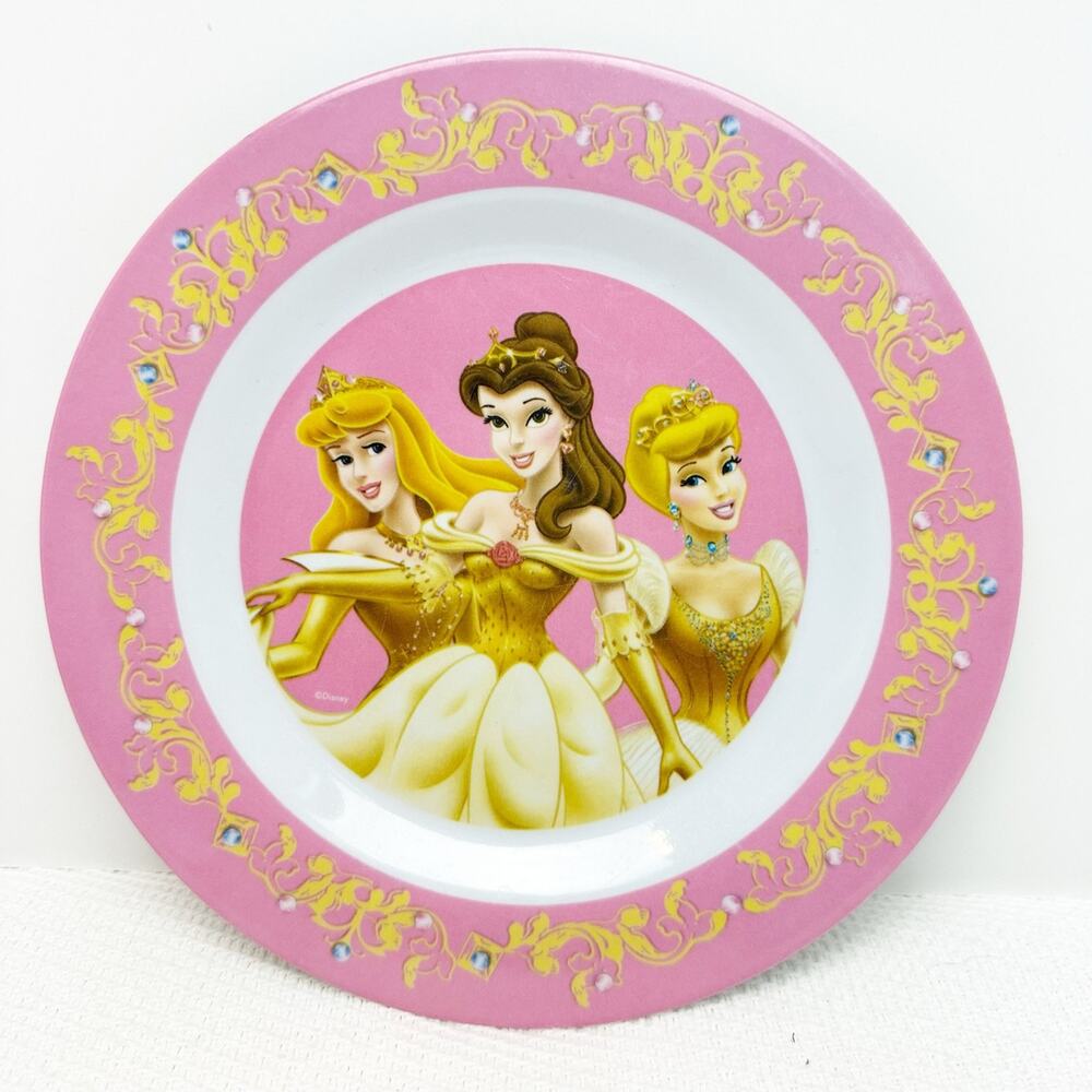 Disney Princess Melamine Plate 9”